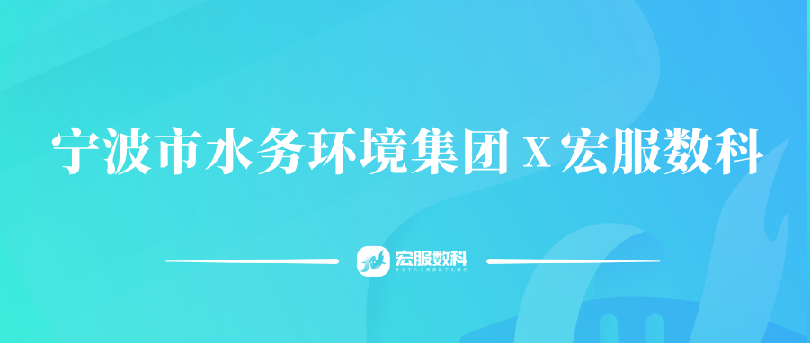 宁波市水务环境集团×宏服数科 | 以数智重塑人才管理全链路，
